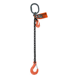 Chain Sling - 1/2" x 8' Single Leg with Sling Hook and Adjuster - Grade 100 - Main