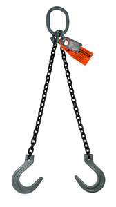 Chain Sling - 5/16" x 6' Double Leg with Foundry Hook - Grade 100 Chain Sling - 5/16" x 6' Double Leg with Foundry Hook - Grade 100