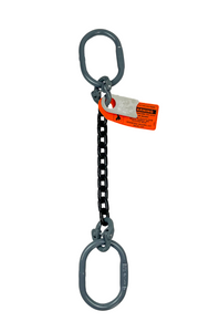 Chain Sling - 1/2" x 5' Single Leg with Grab Hook - Grade 100 Chain Sling - 1/2" x 5' Single Leg with Grab Hook - Grade 100