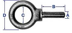 Eye Bolt - 2-1/2-4A