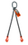 Chain Sling - 5/16" x 6' Double Leg with Grab Hook - Grade 100 Chain Sling - 5/16" x 6' Double Leg with Grab Hook - Grade 100