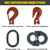 Chain Sling - 3/8" x 5' Double Leg with Sling Hooks and Adjusters - Grade 100 - Matched grade fittings