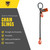 Chain Sling - 3/8" x 6' Single Leg with Grab Hook and Adjuster - Grade 100 - Chain slings