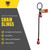 Chain Sling - 3/8" x 10' Single Leg with Grab Hook and Adjuster - Grade 80 - Chain slings