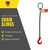 Chain Sling - 5/16" x 5' Single Leg with Sling Hook - Grade 80 - Chain slings