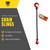 Chain Sling - 5/16" x 10' Single Leg with Grab and Sling Hook - Grade 80 - Chain slings