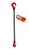 Chain Sling - 5/16" x 5' Single Leg with Grab and Sling Hook - Grade 80