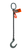 Chain Sling - 5/16" x 10' Single Leg with Foundry Hook and Adjuster - Grade 100
