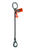 Chain Sling - 5/16" x 6' Single Leg with Positive Locking Hook with Adjuster - Grade 100