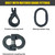 Chain Sling - 3/8" x 10' Double Leg with Positive Locking Hooks - Grade 100 - Matched grade fittings