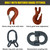 Chain Sling - 5/16" x 5' Triple Leg with Sling Hooks and Adjusters - Grade 100 - Matched grade fittings