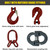 Chain Sling - 3/8" x 10' Triple Leg with Sling Hooks and Adjusters - Grade 80 - Matched grade fittings