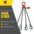 Chain Sling - 5/8" x 6' Quad Leg with Positive Locking Hooks - Grade 80 - Chain slings