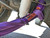 Purple Polyester Axle Strap w/o Sleeve Protector - 4 Foot Choker Hold