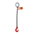 Chain Sling - 1/2" x 6' Single Leg with Sling Hook - Grade 80