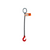 Chain Sling - 5/16" x 6' Single Leg with Sling Hook - Grade 80