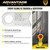 Chain Sling - 5/16" x 8' Single Leg with Positive Locking Hook - Grade 100 - Tagged & certified