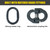 Chain Sling - 3/8" x 5' Double Leg with Endless Baskets - Grade 100 - Matched grade fittings