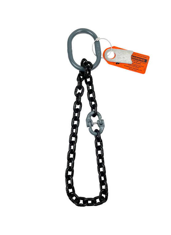 Chain Sling - 1/2" x 20' Single Leg with Endless Basket - Grade 100