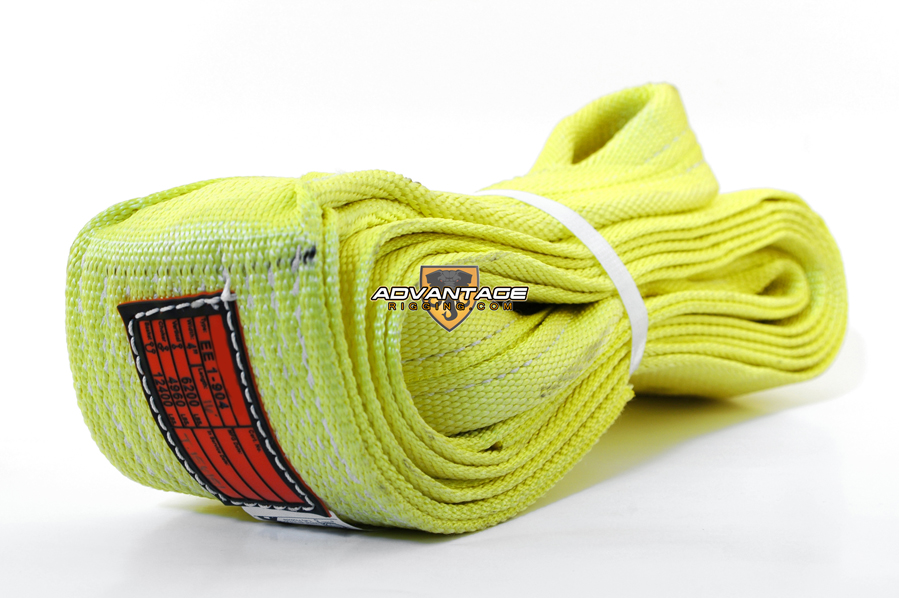 Nylon lifting sling for steel erection and material handling