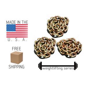 Discover high-quality chains, available in various lengths and weights. Shop now for your weight lifting solutions that fit your needs!
