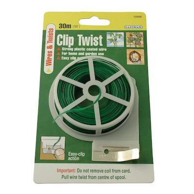 Garden Wire Clip N Twist Tie Big Jims Garden Centre