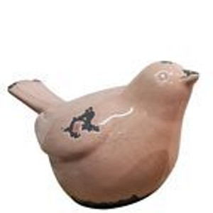 Ceramic Bird - Dusky Pink Larg
