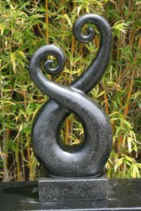 Statue - Intertwind Black 60cm Statue - Intertwind Black 60cm