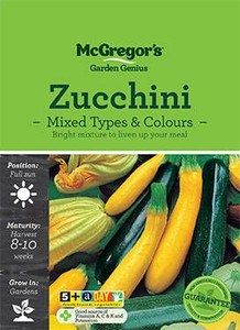 MG Zucchini Mix Varieties MG Zucchini Mix Varieties