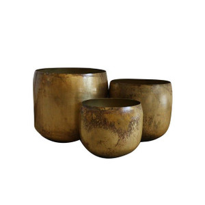 Planter - Haveli Antique Brass