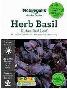 MG G Herb Basil Rubra Red MG G Herb Basil Rubra Red