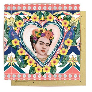 Card - Mexican Folklore Heart