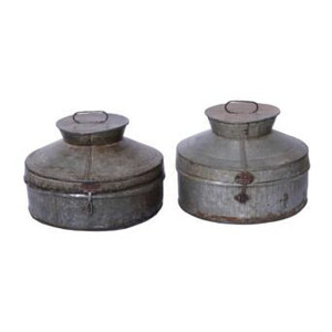 Vintage - Iron Water Pot w/Lid