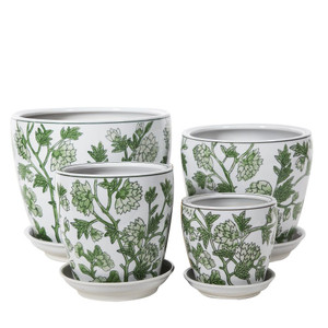 Pot - Lace w/saucer S