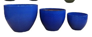 Pot - Round Blue M