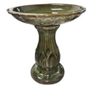 Bird Bath - Tulip Tropical Gre