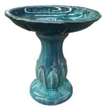 Bird Bath - Tulip Firework Gre