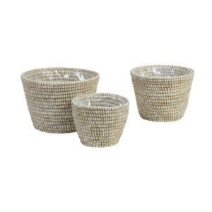Basket - Grass Round Natural S Basket - Grass Round Natural S