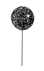 Garden Sphere - Black Floral L