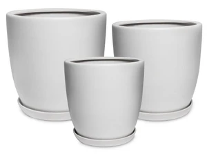 Pot - Straten White w/saucer S
