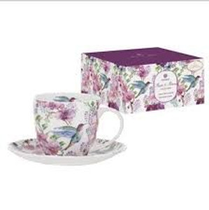 Cup & Saucer - Birds & Bloom