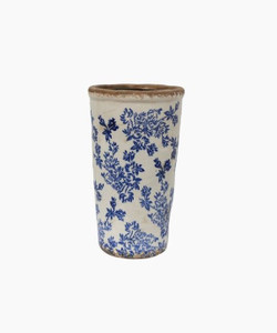 Vase - Floral Blue