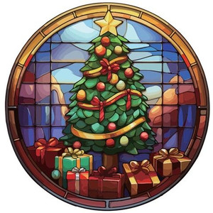 Stained Glass Hanger - Christm