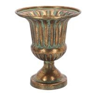 French Urn - Aged Metal 24cm French Urn - Aged Metal 24cm