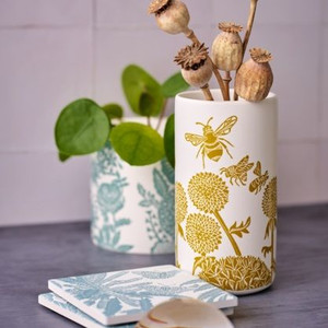 Vase - Kate Heiss Mustard Vase - Kate Heiss Mustard