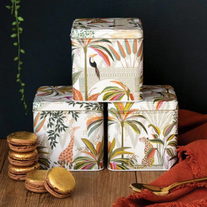 Tin - Palm Garden Caddy Square