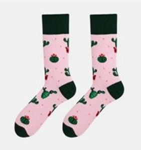 Socks - Pink Cactus