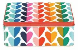 Tin - Hearts Deep Rectangle