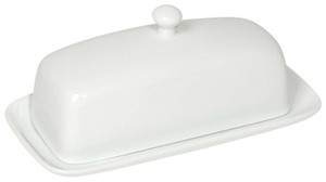 Butter Dish - White Rectangle