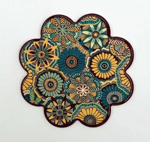 Ceramic Trivet - Multi Round (114611) (115251)